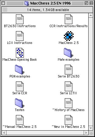 MacChess 2.5EN 1996