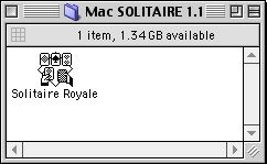Mac SOLITAIRE 1.1