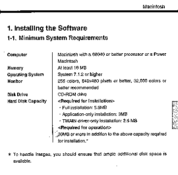 Mac System Requirements