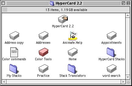 HyperCard 2.2