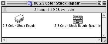 HyperCard 2.3 Color Stack Repair