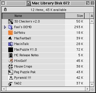 Mac Library Disk 72