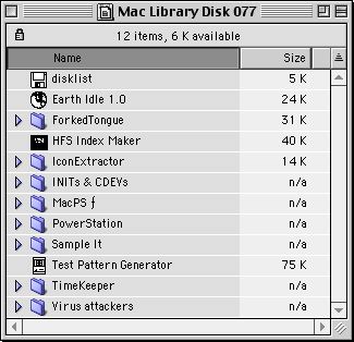 Mac Library Disk 77