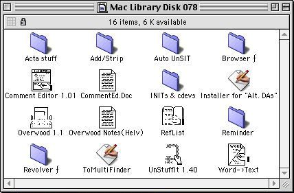 Mac Library Disk 78
