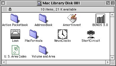 Mac Library Disk 81