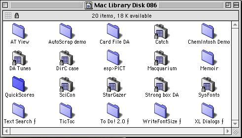 Mac Library Disk 86