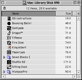 Mac Library Disk 90